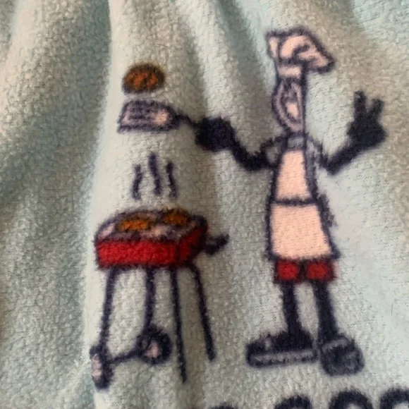 4/$15 LIFE IS GOOD Grilling Fleece Pajama Bottoms Lounge Pants Mens - Picture 4 of 5